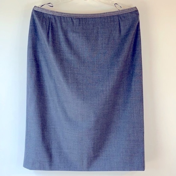 Escada for Neiman Marcus Germany Made Wool/Mohair Blend Pencil Skirt. EU42 - Picture 1 of 11